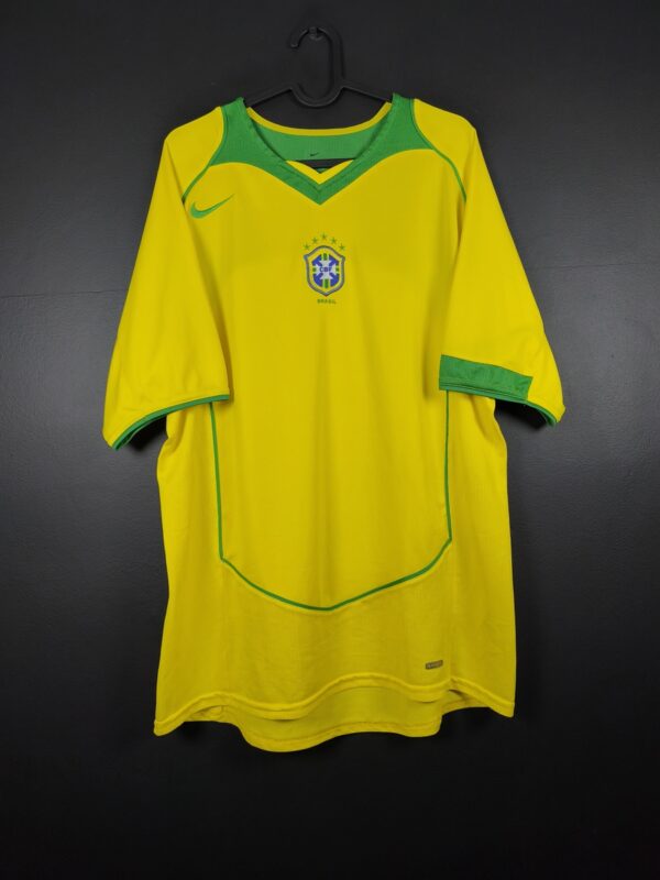 Koszulka piłkarska reprezentacji Brazylia 2004/06 Home Nike [L]