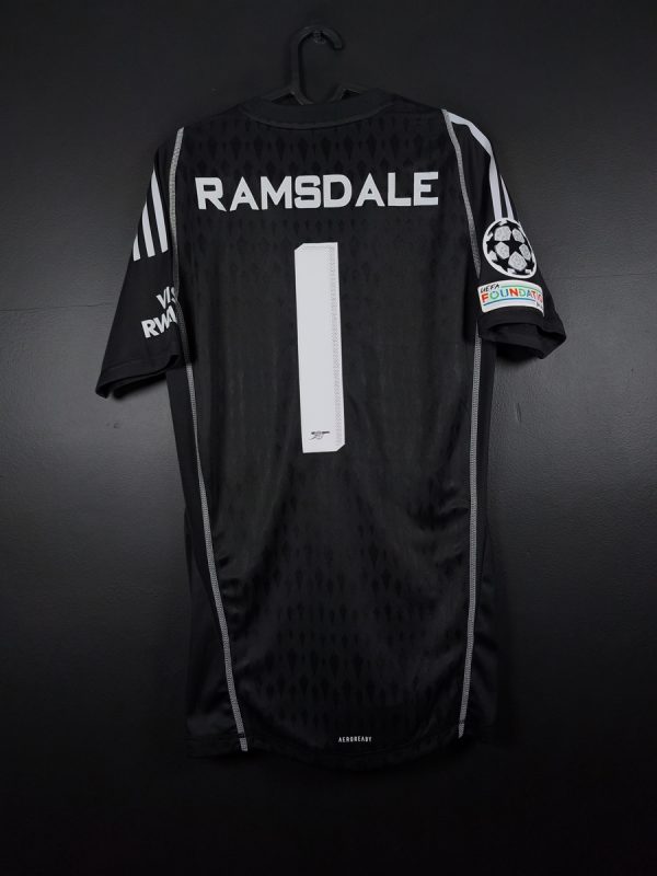 Koszulka piłkarska Arsenal 2023/24 GK Adidas Aaron Ramsdale #1 [M] UCL
