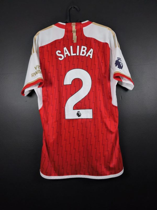 Koszulka piłkarska Arsenal 2023/24 Home Adidas William Saliba #2 [M]