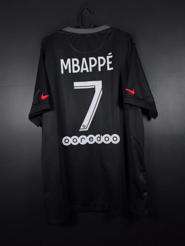 Koszulka piłkarska Paris Saint-Germain 2021/22 Third Nike Kylian Mbappe #7 [XL]