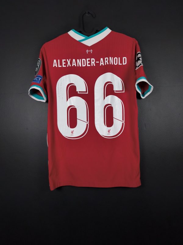 Koszulka piłkarska Liverpool 2020/21 Home Nike Alexander-Arnold #66 [YL] Junior UCL Vapor