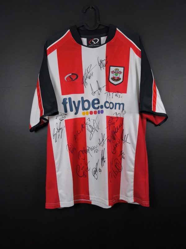Koszulka piłkarska Southampton 2006/07 Home In House [M] Autografy