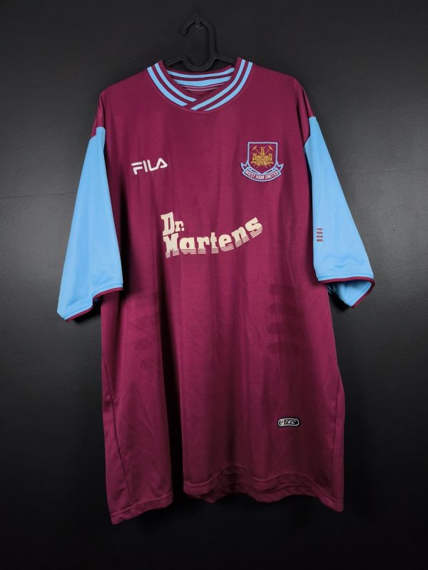 Koszulka piłkarska West Ham United 2001/03 Home Fila [XL]