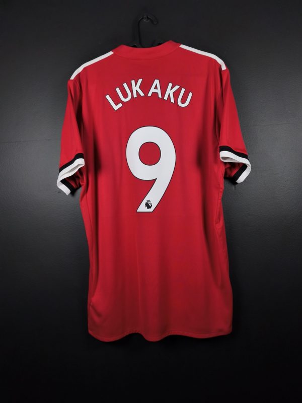 Koszulka piłkarska Manchester United 2017/18 Home Adidas Lukaku #9 [L]