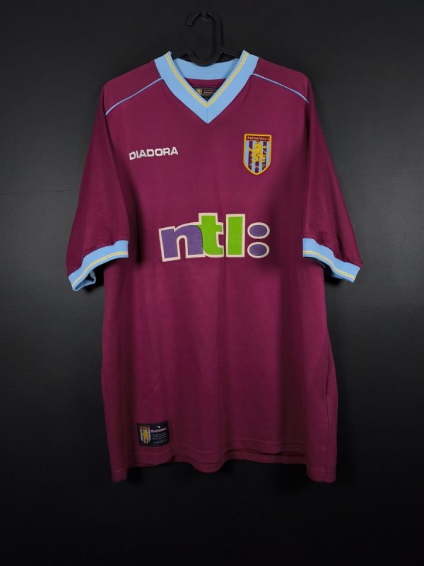 Koszulka piłkarska Aston Villa 2001/02 Home Diadora [M]