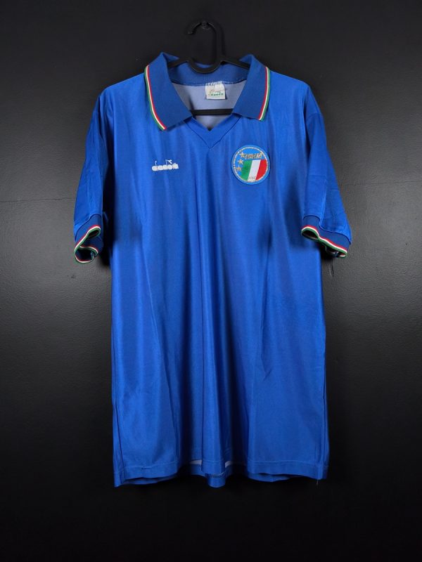 Koszulka piłkarska reprezentacji Włochy 1986/89 Home Diadora [L]