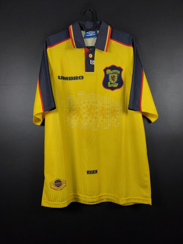 Koszulka piłkarska reprezentacji Szkocja 1996/98 Away Umbro [L]