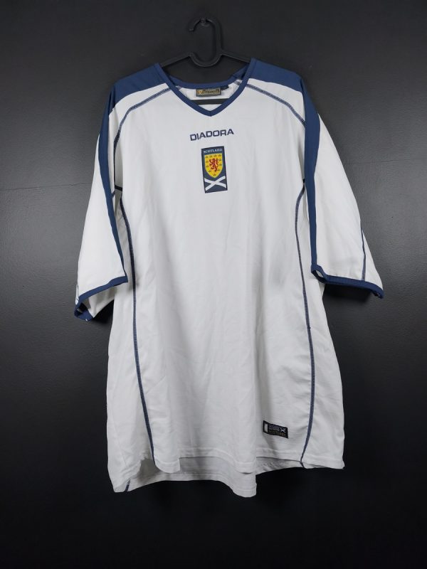 Koszulka piłkarska reprezentacji Szkocja 2003/05 Away Diadora [XXL]