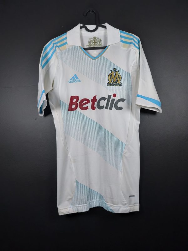Koszulka piłkarska Olympique Marseille 2011/12 Home Adidas [M] Player Issue