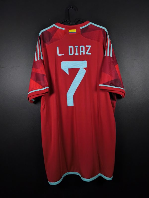 Koszulka piłkarska reprezentacji Kolumbia 2022/23 Away Adidas Luis Diaz #7 [XXL] NEW