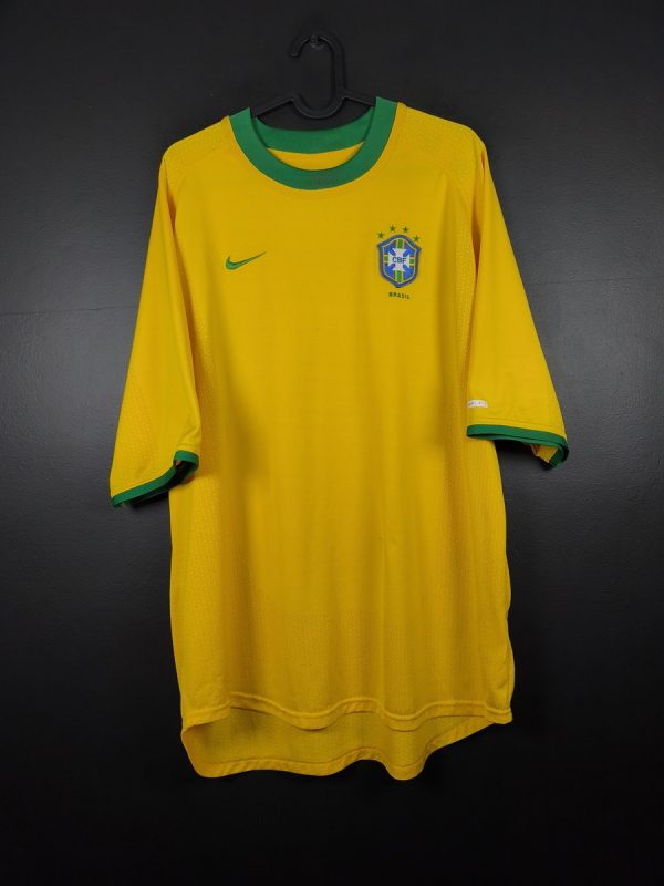 Koszulka piłkarska reprezentacji Brazylia 2000/02 Home Nike [L]