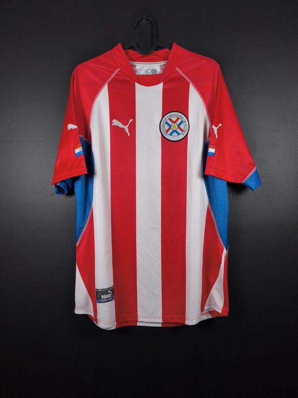 Koszulka piłkarska reprezentacji Paragwaj 2002/04 Home Puma [L]