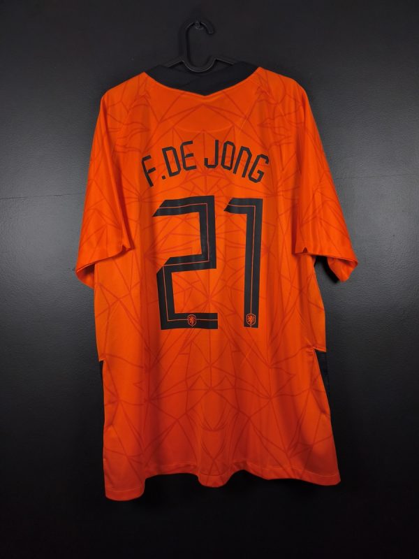 Koszulka piłkarska reprezentacji Holandia 2020/22 Home Nike Frenkie De Jong #21 [XL]