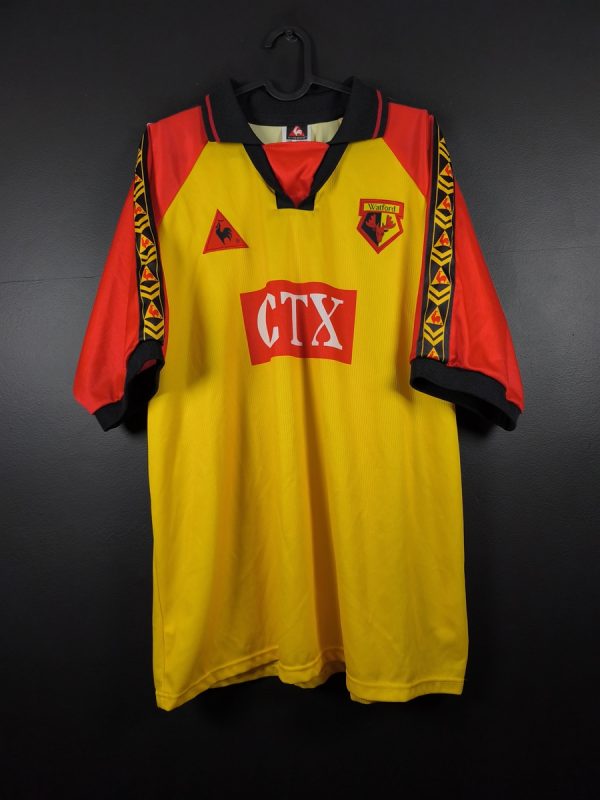 Koszulka piłkarska Watford 1998/99 Home Le Coq Sportif [XL]