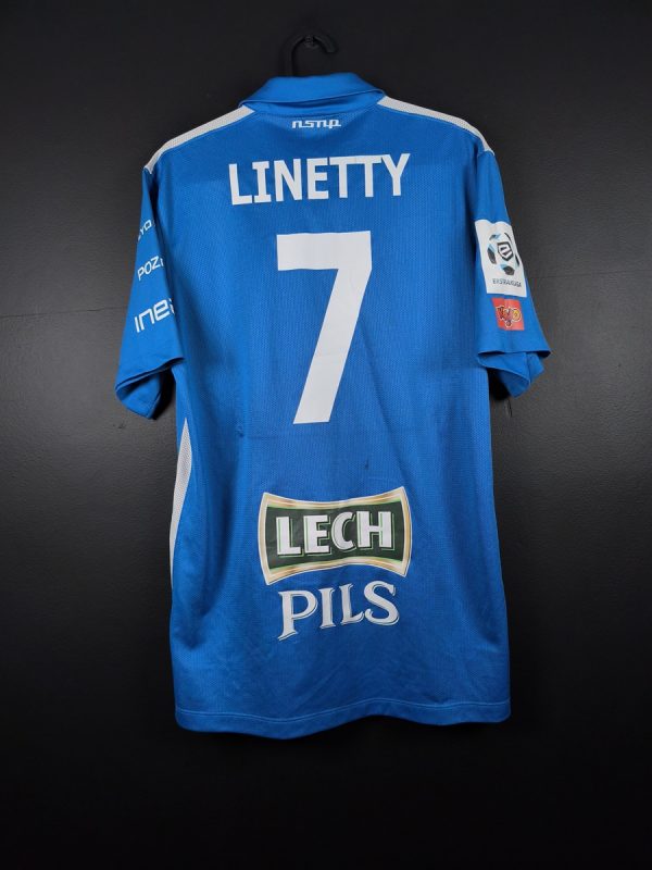 Koszulka piłkarska Lech Poznań 2015/16 Home Nike Karol Linetty #7 [M] Autografy Match Issue?