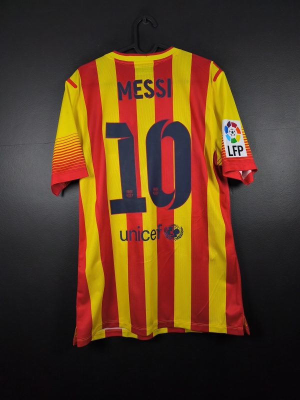 Koszulka piłkarska FC Barcelona 2013/14 Away Nike Leo Messi #10 [L] Match Issue