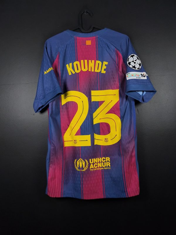 Koszulka piłkarska FC Barcelona 2025/26 Home Nike Jules Kounde #23 [M] ADV UCL