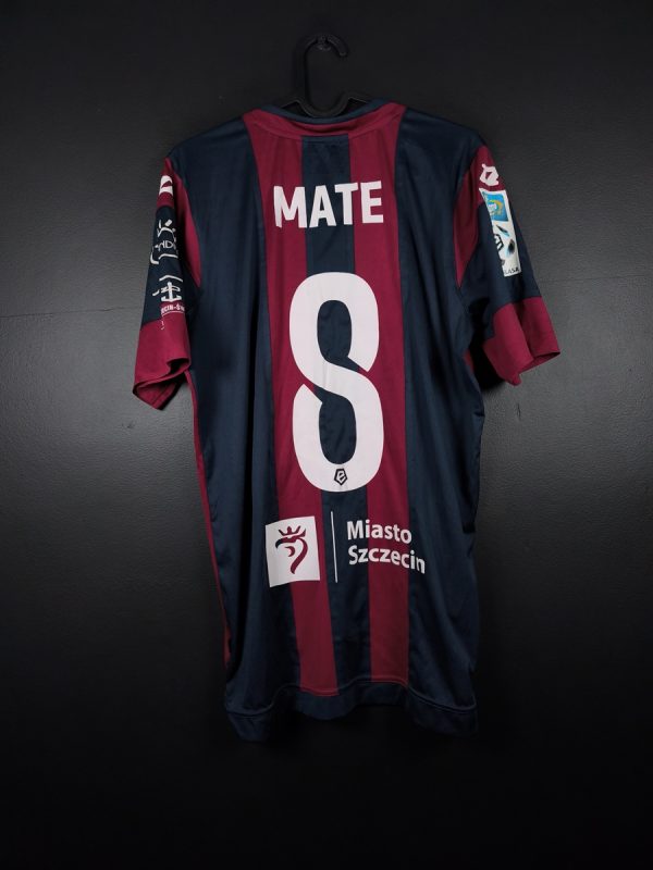 Koszulka piłkarska Pogoń Szczecin 2016/17 Home Zina Mate Cincadze #8 [L] Match Issue
