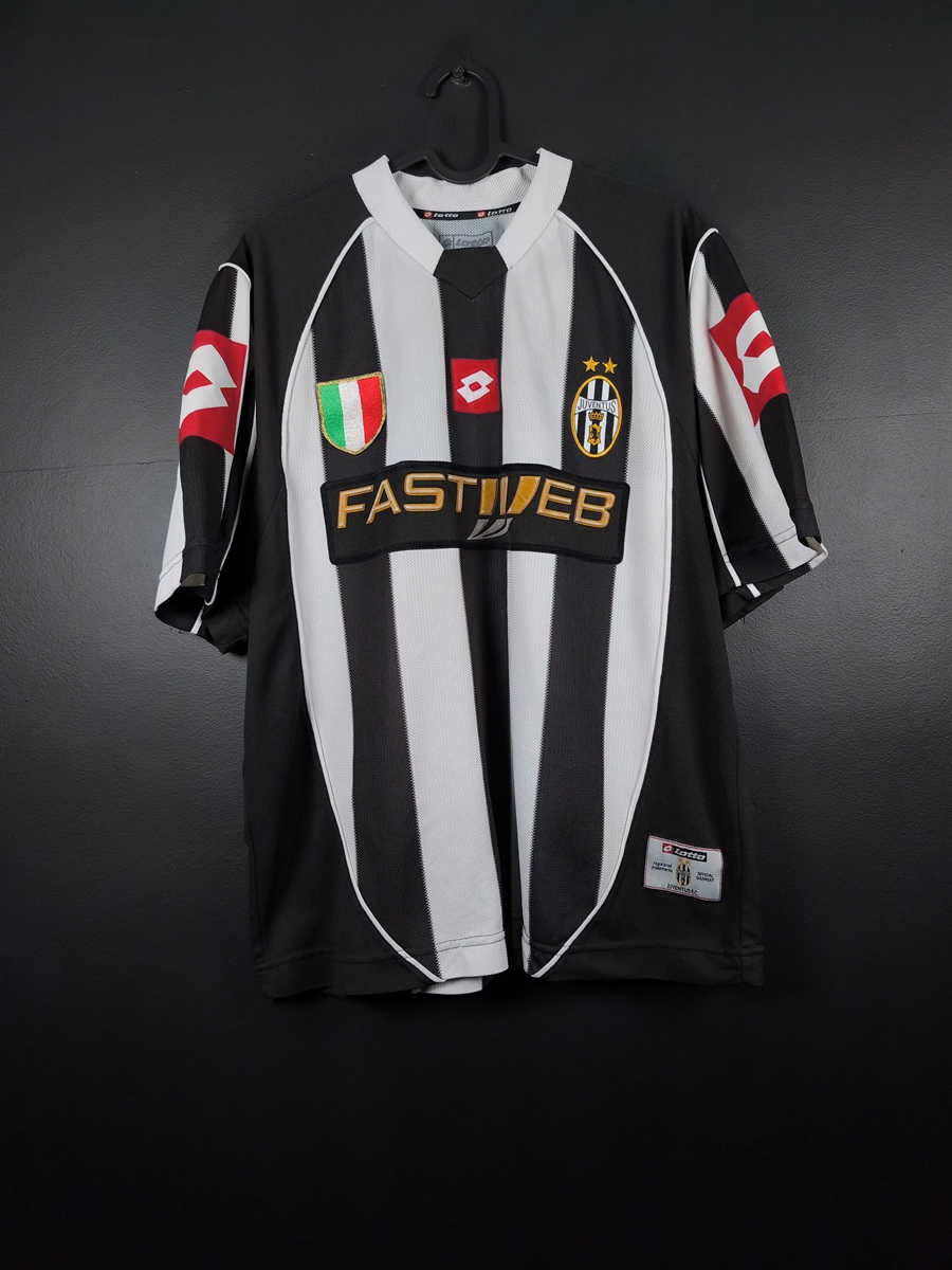 Juventus 2002/03 Home Football Shirt Lotto
