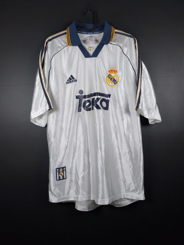 Koszulka piłkarska Real Madryt 1998/00 Home Adidas [XL] Teka