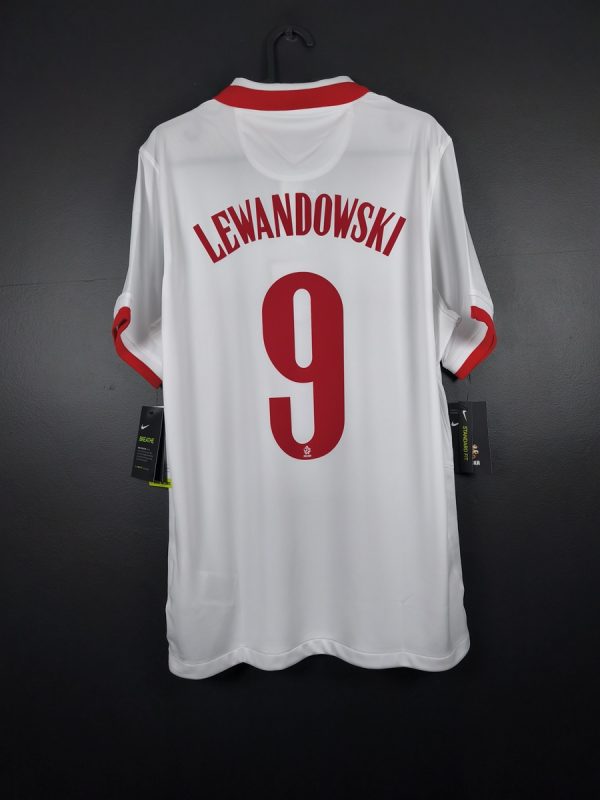 Koszulka piłkarska reprezentacji Polska 2020/22 Home Nike Lewandowski #9 [M] NEW