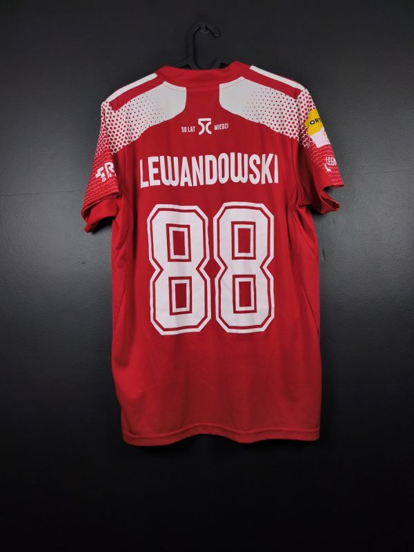 Koszulka piłkarska Miedź Legnica 2021/22 Away Adidas Igor Lewandowski #88 [M] Match Issue
