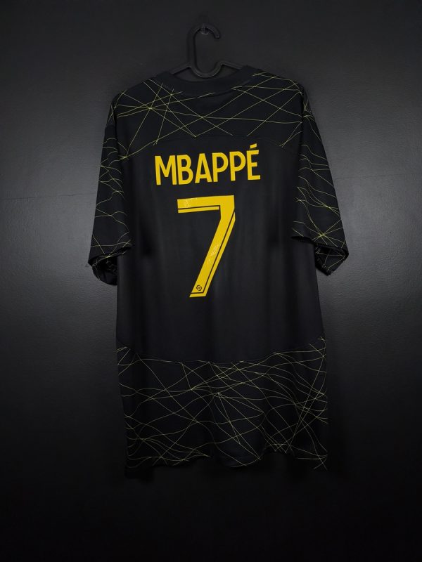 Koszulka piłkarska Paris Saint-Germain 2022/23 Fourth Air Jordan Kylian Mbappe #7 [XL]