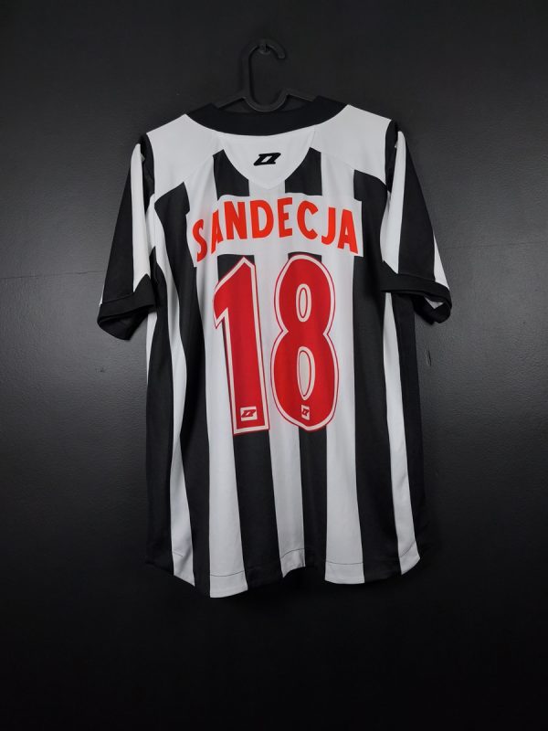 Koszulka piłkarska Sandecja Nowy Sącz 2009/10 Home Zina Hlousek #18 [M] Match Issue