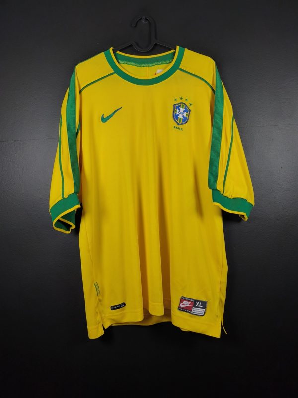 Koszulka piłkarska reprezentacji Brazylia 1998/00 Home Nike [XL]