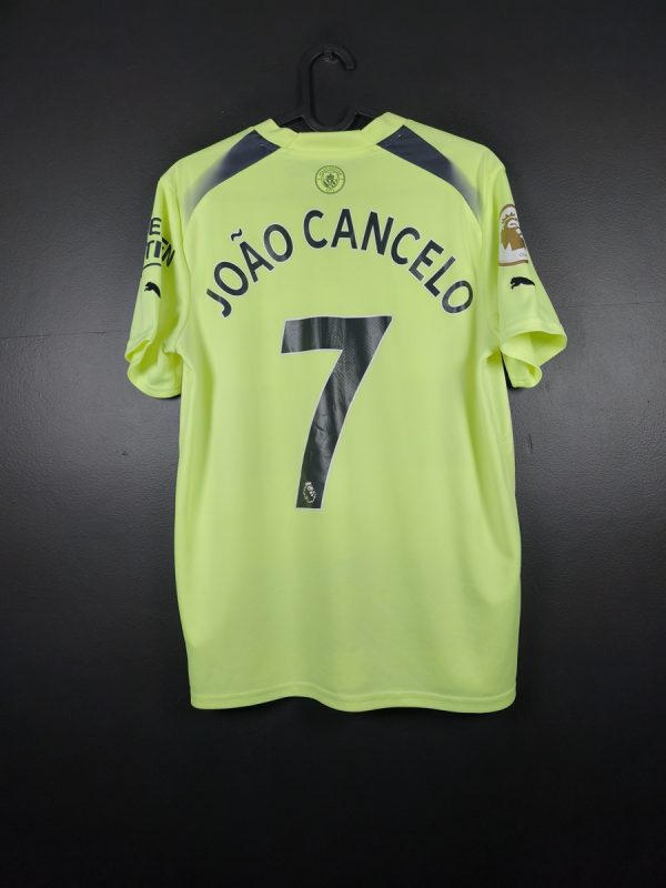 Koszulka piłkarska Manchester City 2022/23 Third Puma Joao Cancelo #7 [YXL] Junior 15-16 176