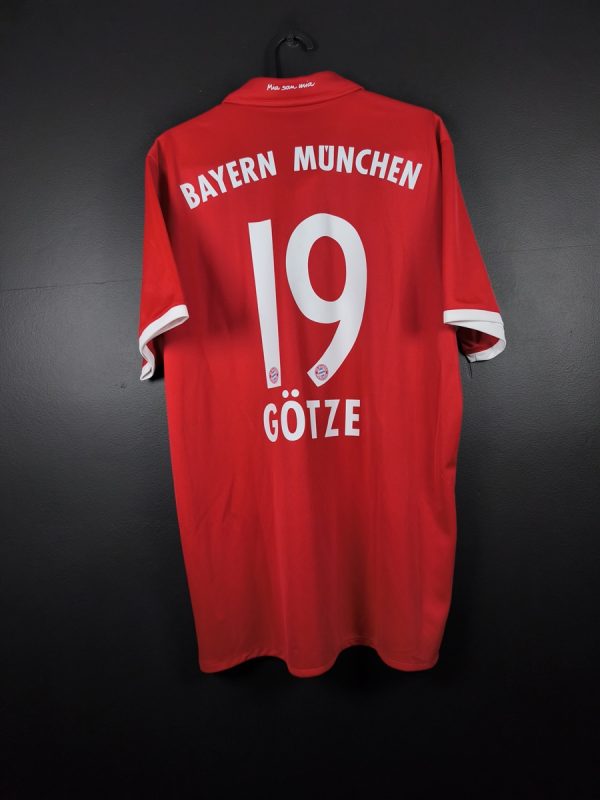 Koszulka piłkarska Bayern Monachium 2016/17 Home Adidas Mario Gotze #19 [L]