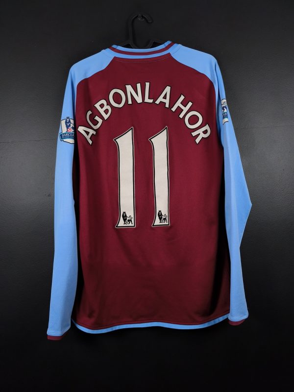 Koszulka piłkarska Aston Villa 2008/09 Home Nike Gabriel Agbonlahor #11 [S] Long