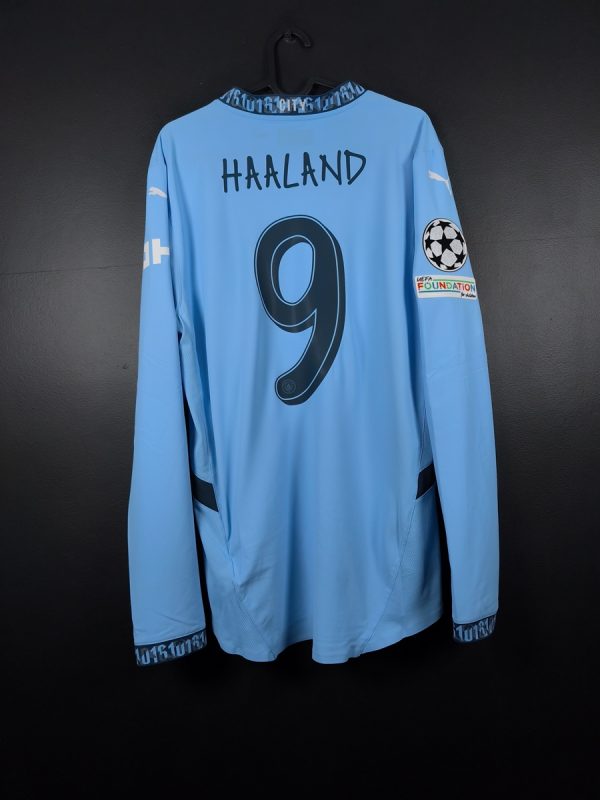Koszulka piłkarska Manchester City 2024/25 Home Puma Haaland #9 [L] Authentic UCL NEW