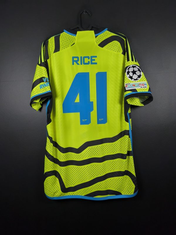 Koszulka piłkarska Arsenal 2023/24 Away Adidas Declan Rice #41 [L] Player Issue UCL NEW