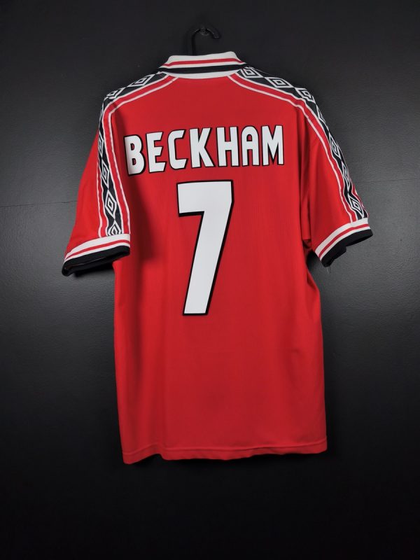 Koszulka piłkarska Manchester United 1998/00 Home Umbro David Beckham #7 [M] UCL