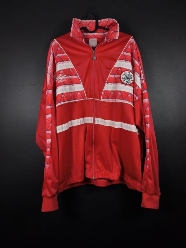 Bluza piłkarska Ajax Amsterdam 1989/90 Home Umbro [L] Drill Top