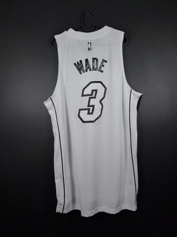 Koszulka Miami Heat 2012/13 Special Adidas Dwyane Wade #3 [L] White Edition