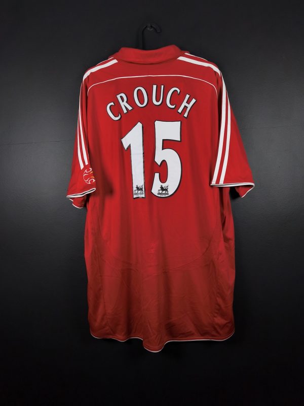 Koszulka piłkarska Liverpool 2007/08 Home Adidas Peter Crouch #15 [XL]