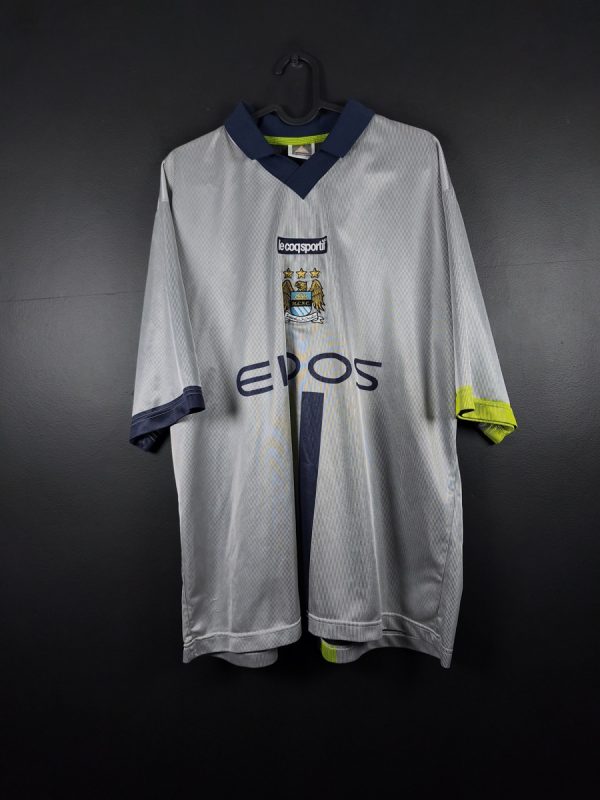 Koszulka piłkarska Manchester City 2001/02 Away Le Coq Sportif [XL]