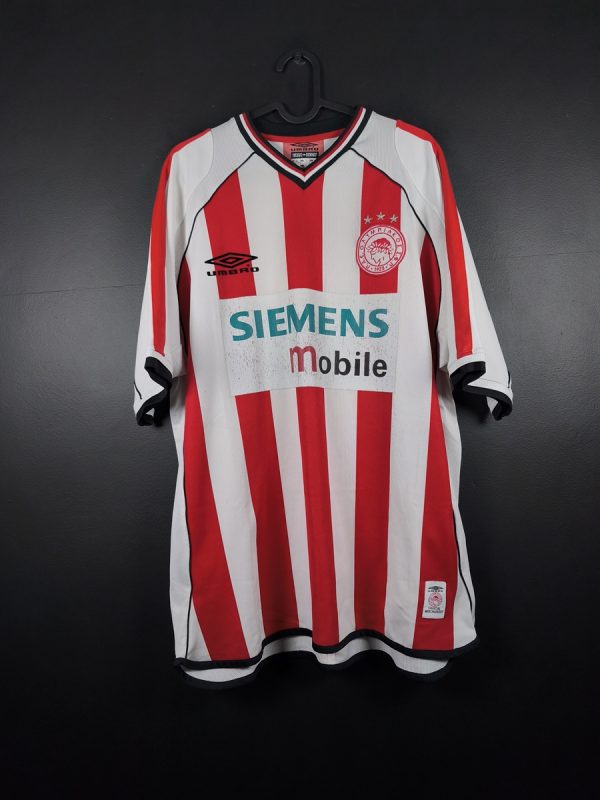 Koszulka piłkarska Olympiacos 2001/02 Home Umbro [XL]