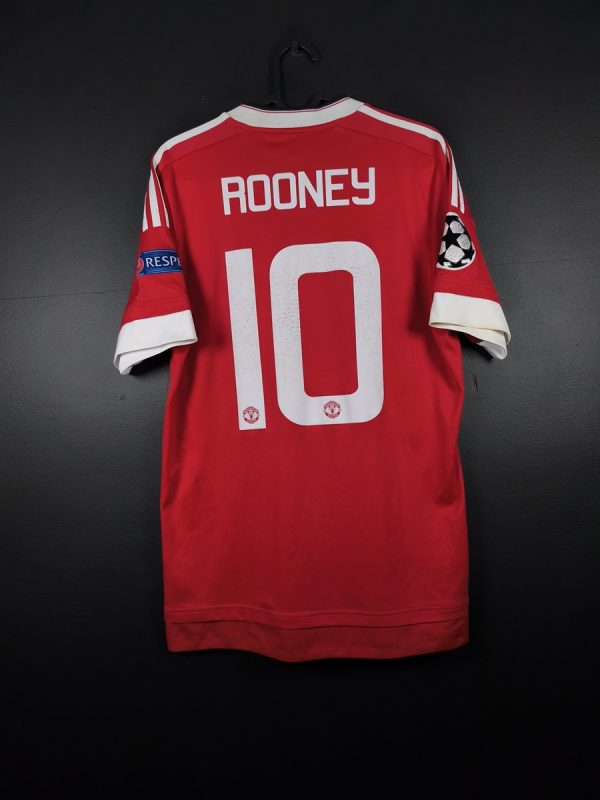 Koszulka piłkarska Manchester United 2015/16 Home Adidas Wayne Rooney #10 [S] UCL