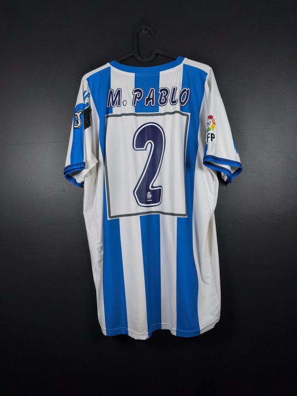 Koszulka piłkarska Deportivo La Coruna 2006/07 Home Joma Manuel Pablo #2 [XL] Match Issue