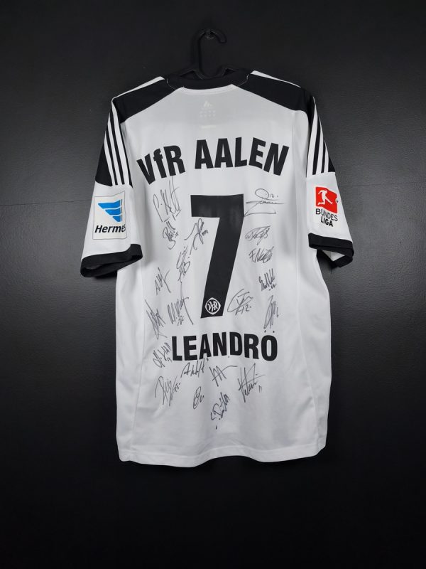 Koszulka piłkarska VfR Aalen 2013/14 Home Adidas Leandro Grech #7 [M] Match Issue