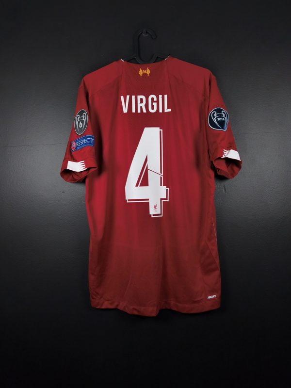 Koszulka piłkarska Liverpool 2019/20 Home New Balance Virgil Van Dijk #4 [M] UCL