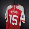 Arsenal 2023/24 Home Football Shirt Adidas Jakub Kiwior #15 - photo 3