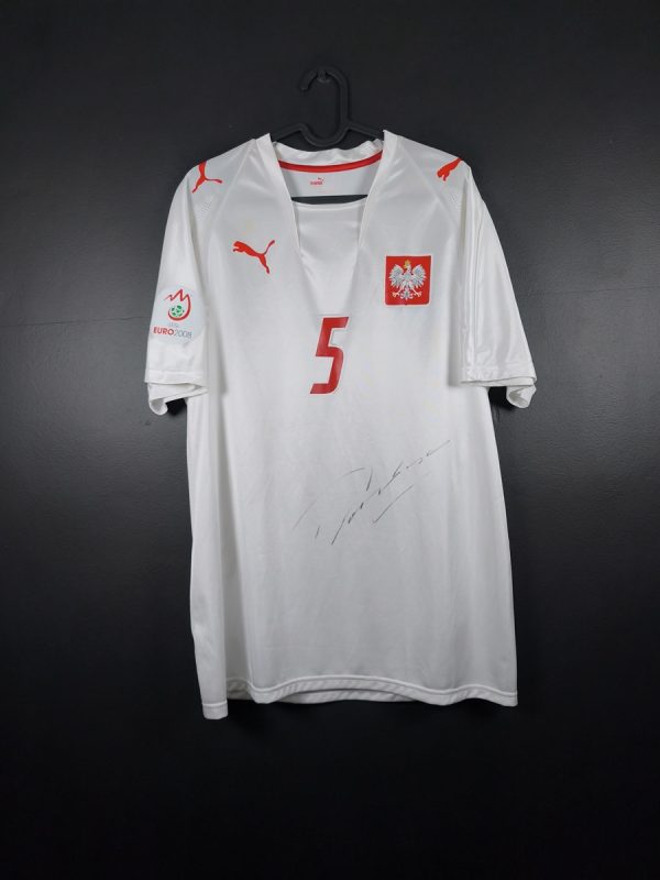 Koszulka piłkarska reprezentacji Polska 2008/09 Home Puma Dariusz Dudka #5 [L] Match Issue EURO 08'