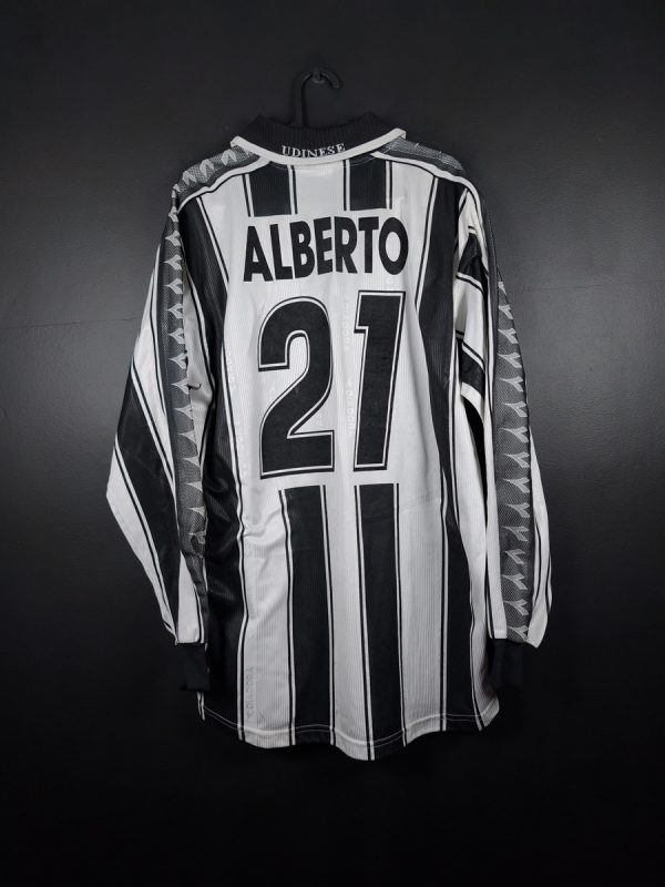Koszulka piłkarska Udinese Calcio 2000/01 Home Diadora Alberto Valentim #21 [L] Match Issue Long