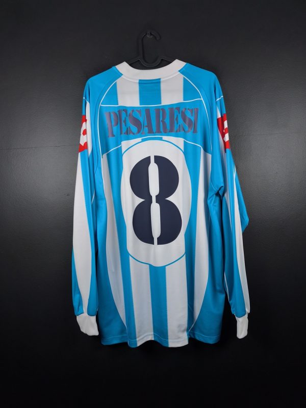 Koszulka piłkarska Pescara Calcio 2005/06 Home Lotto Emanuele Pesaresi #8 [XL] Match Issue