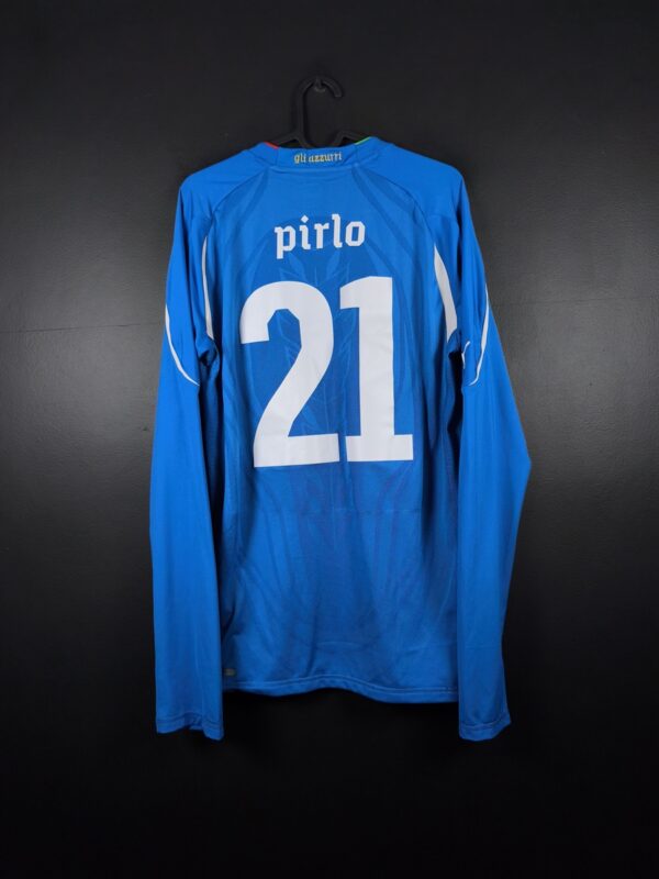 Koszulka piłkarska reprezentacji Włochy 2010/12 Home Puma Andrea Pirlo #21 [XL] Player Issue Long