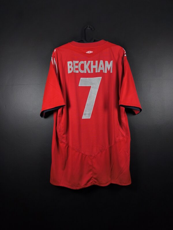 Koszulka piłkarska reprezentacji Anglia 2004/06 Away Umbro David Beckham #7 [XL]
